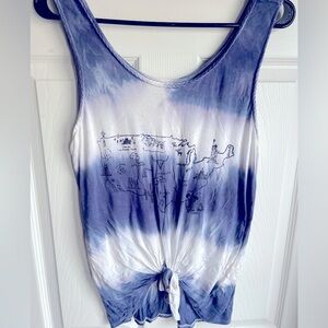 USA Map Tank Top